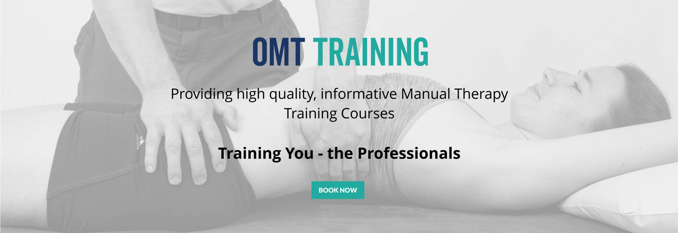 Specialist osteopaths and qualified lecturers. OMT Training Courses.